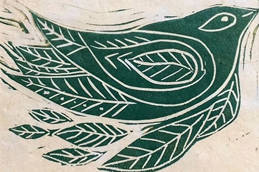 Kimberly McCormack Linocut Printmaking