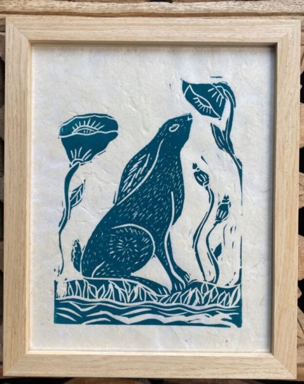 Kimberly McCormack Linocut Printmaking